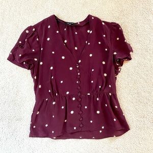 Madewell flowy top